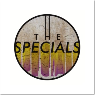 THE SPECIALS - VINTAGE YELLOW CIRCLE Posters and Art